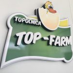 3D logo zo styroduru, aluplastu, PVC | TOP-FARM